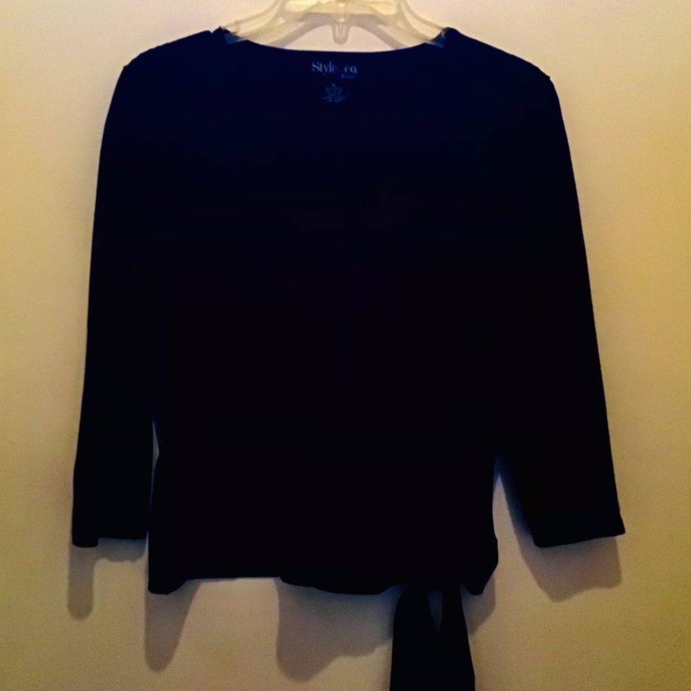 Style &Co, black pullover, Size MP